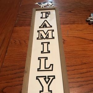 Family sign